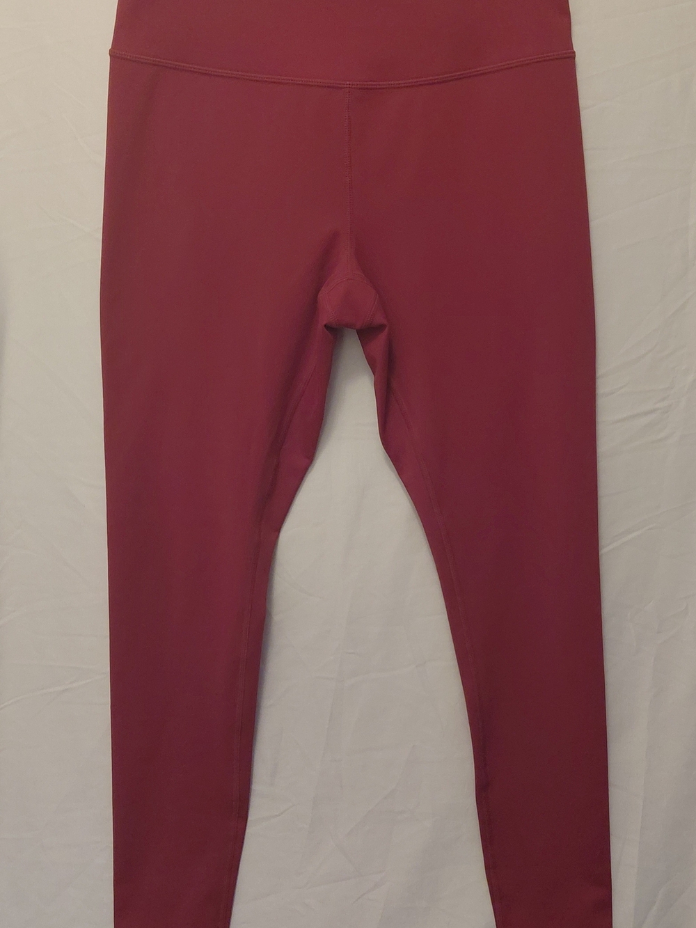 Women's High-Waist Performance Leggings - Burgundy #2412